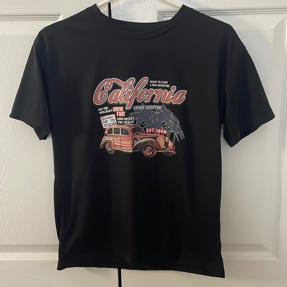Black graphic t-shirt